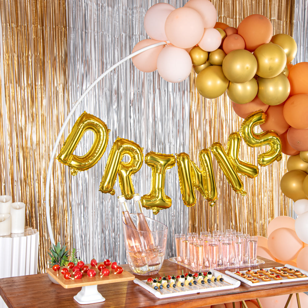 Balloonify Gold Mylar Letter K Balloon - 16 Inch Large Foil Alphabet Balloon for Birthday Party Decorations, Baby Shower, Graduation & Anniversary Celebrations