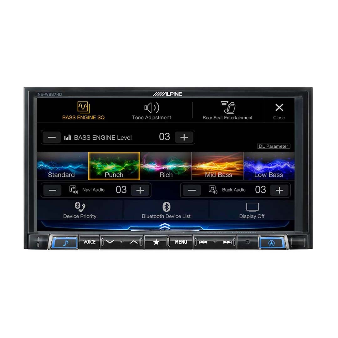 Alpine INE-W987HD 7-Inch Mechless Car Stereo with Apple CarPlay & Android Auto - GPS Navigation, Bluetooth, HD Radio for Seamless Driving Experience
