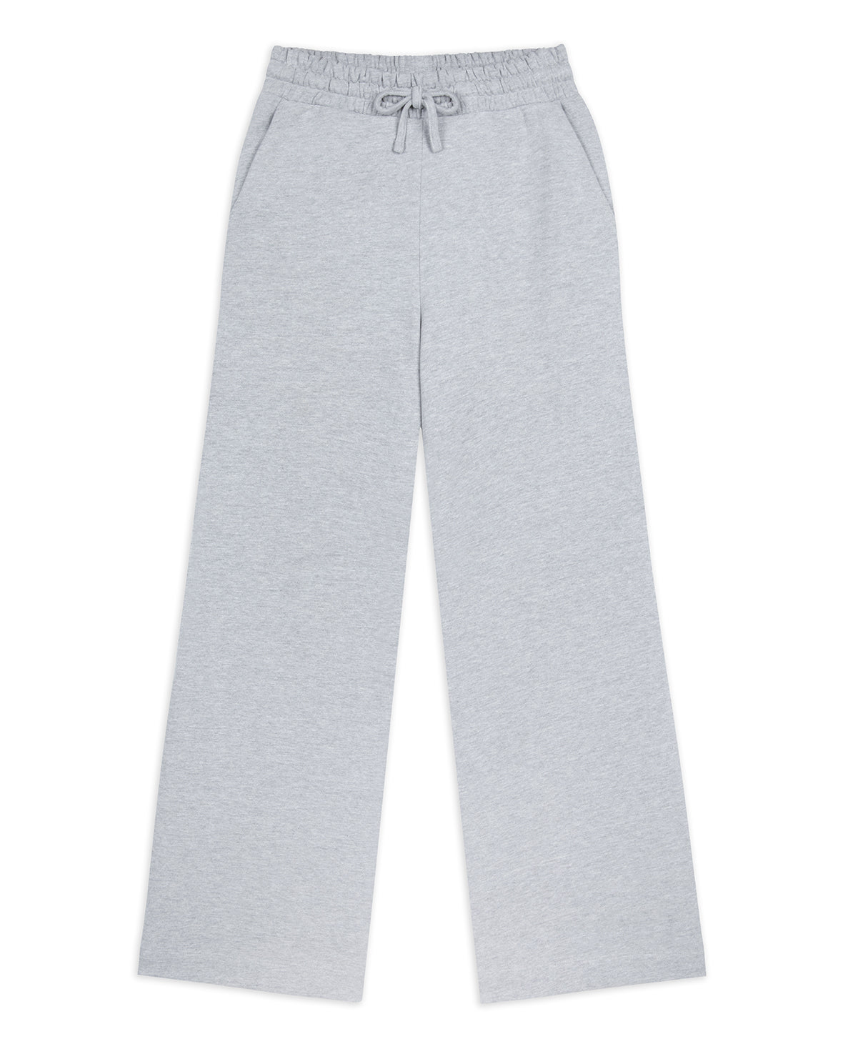 Organic Cotton Joggers for Men & Women - Soft Grey Marl Sweatpants | Comfortable Lounge Pants for Yoga, Running & Casual Wear