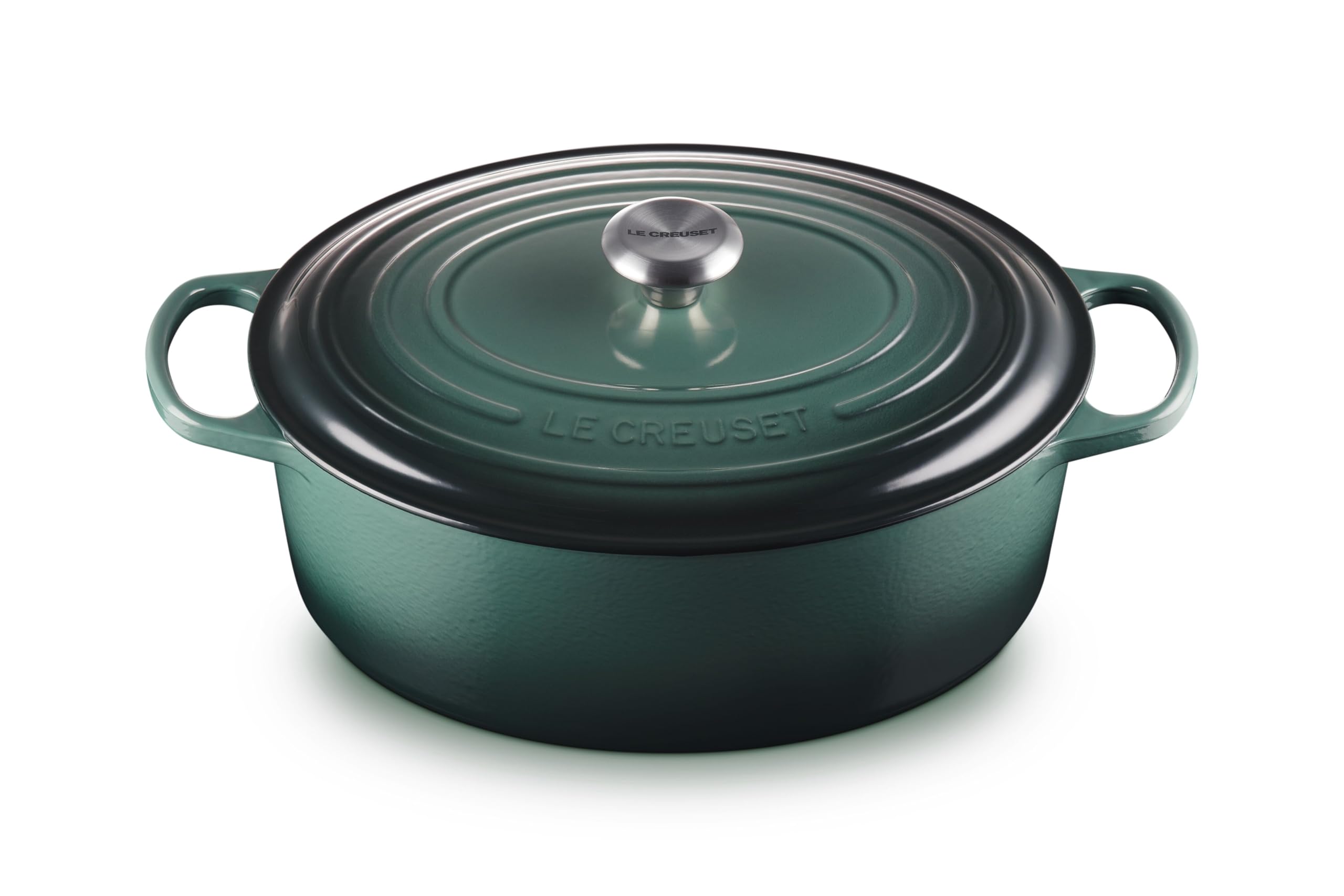 Le Creuset Enameled Cast Iron Signature Oval Dutch Oven 8 Quart - Artichaut Green | Premium Cookware for Braising, Roasting & Baking | Perfect for Family Dinners & Holiday Feasts