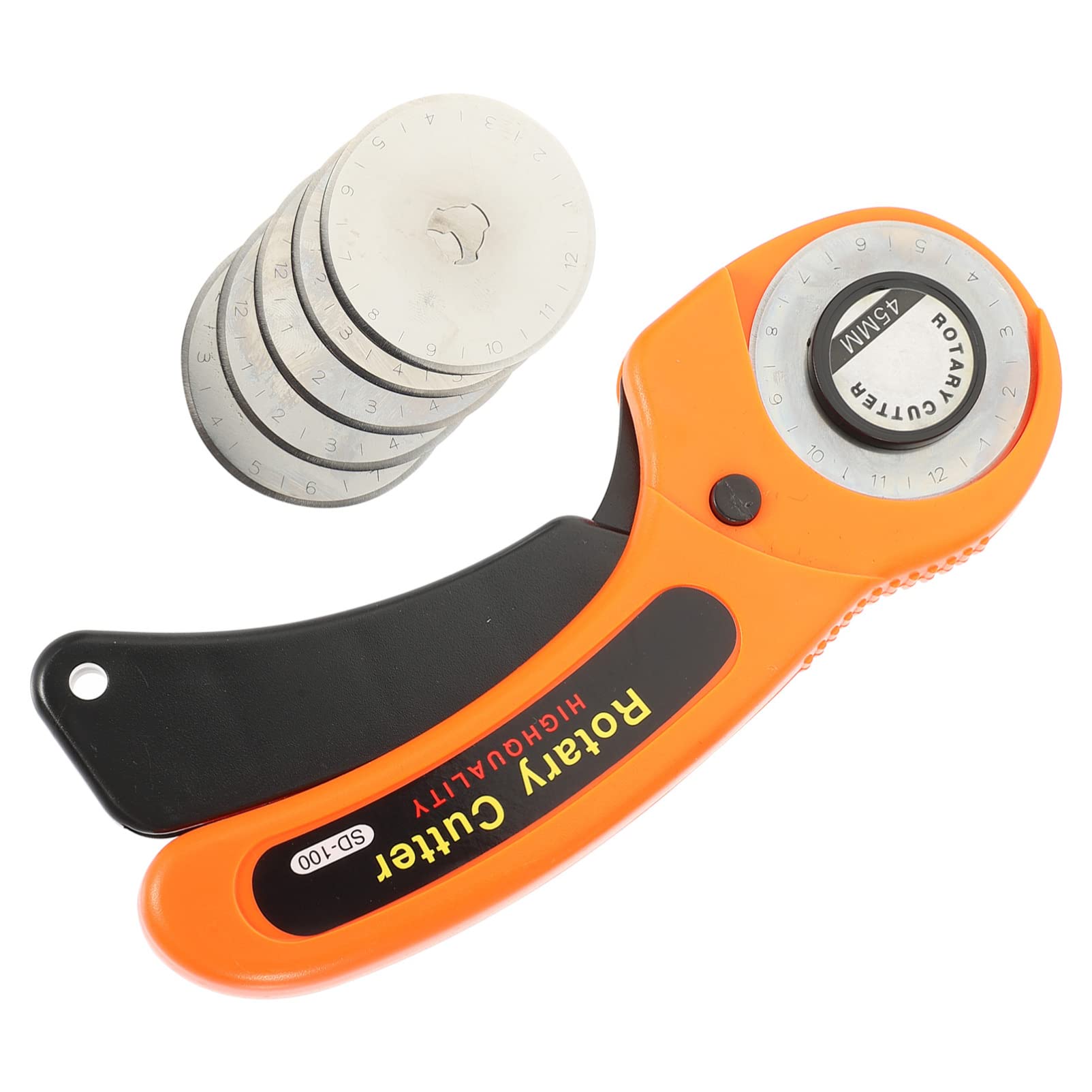 Ciieeo Rotary Fabric Cutter Set - Heavy Duty Cloth & Paper Cutting Tool with Round Plastic Blade for Sewing, Quilting, Crafting | Perfect for DIY Projects, Home Tailoring & Fabric Cutting Accessories
