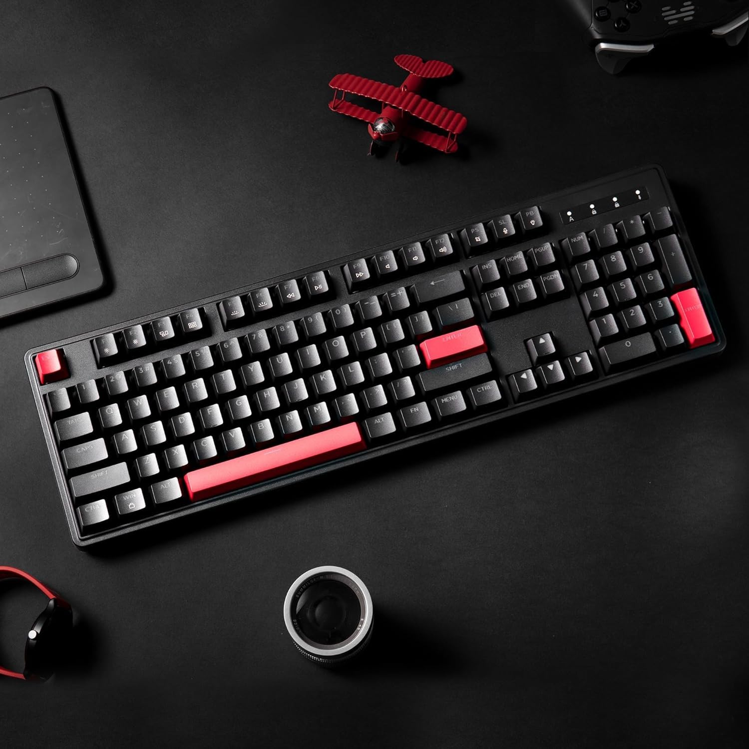 LEMOKEY X2 100% Full Size Custom Mechanical Gaming Keyboard - QMK/VIA Programmable, Gasket Mount, Red LED Backlight, K Pro Brown Switches (Mac/Windows/Linux Compatible) - Perfect for Esports, Office Work & Typing Enthusiasts