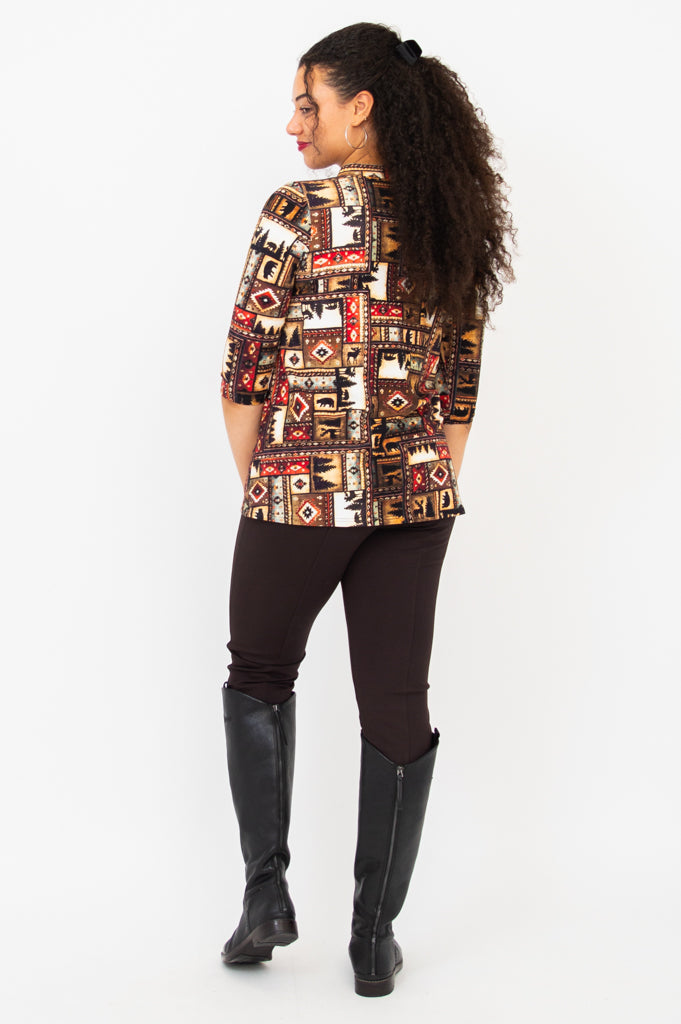Edwina Top - Soft Bamboo Women's Blouse in Arizona Style | Perfect for Casual Outings & Summer Vacations