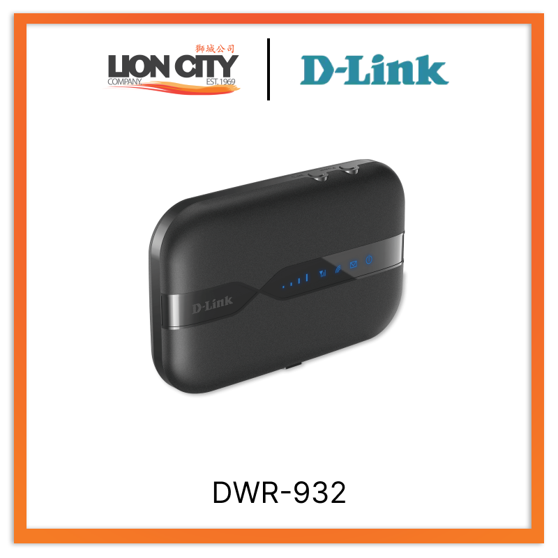 D-Link DWR-932 4G LTE Mobile WiFi Router - High-Speed Portable Hotspot for Travel, Remote Work & Home Internet Backup - Pre-Order Now