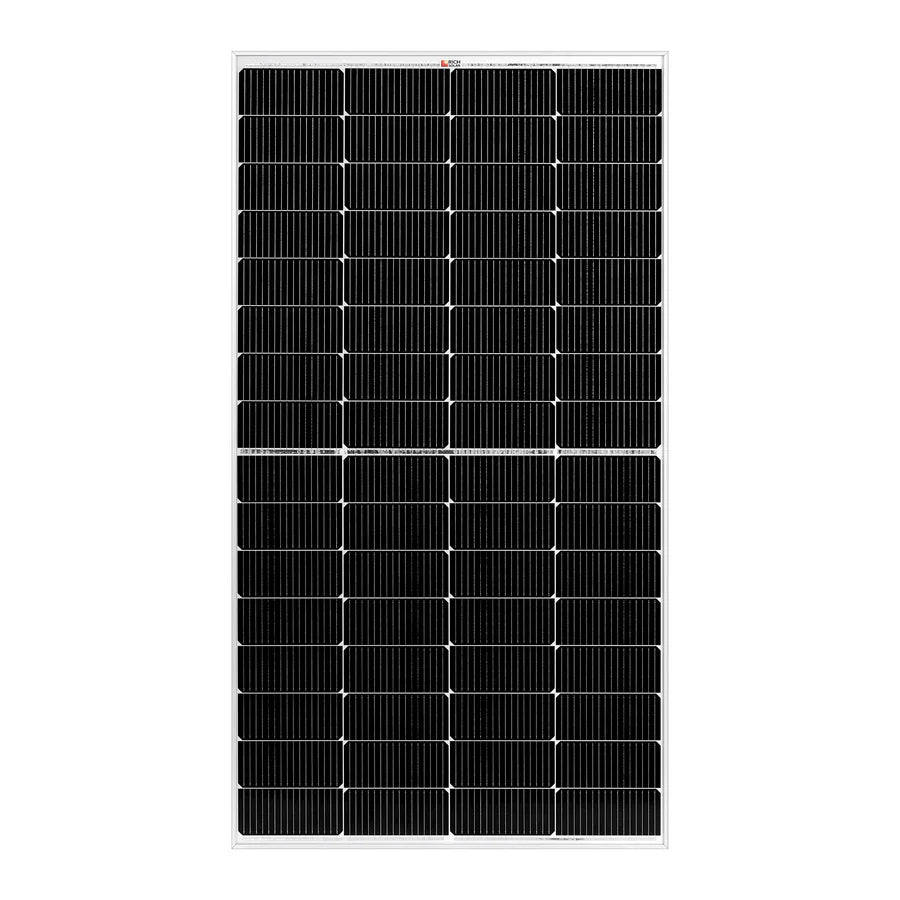 Rich Solar Mega 220 Watt 12V Monocrystalline Solar Panel for RV, Boat, Off-Grid Power - High Efficiency Portable Solar Charging Solution