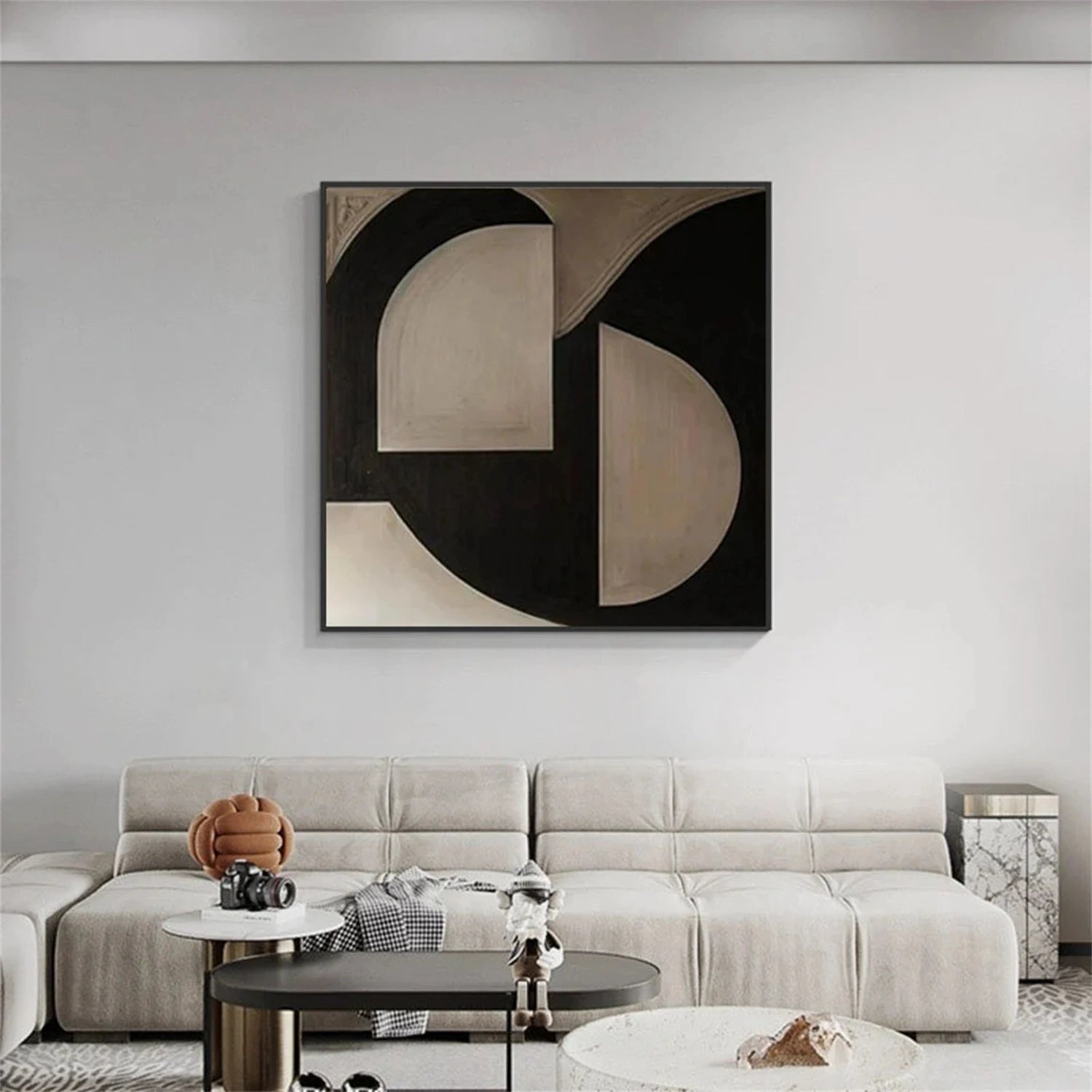 Abstract Painting #AB 280 - Modern Wall Art for Living Room, Bedroom & Office Decor | Large Canvas Artwork for Home & Office