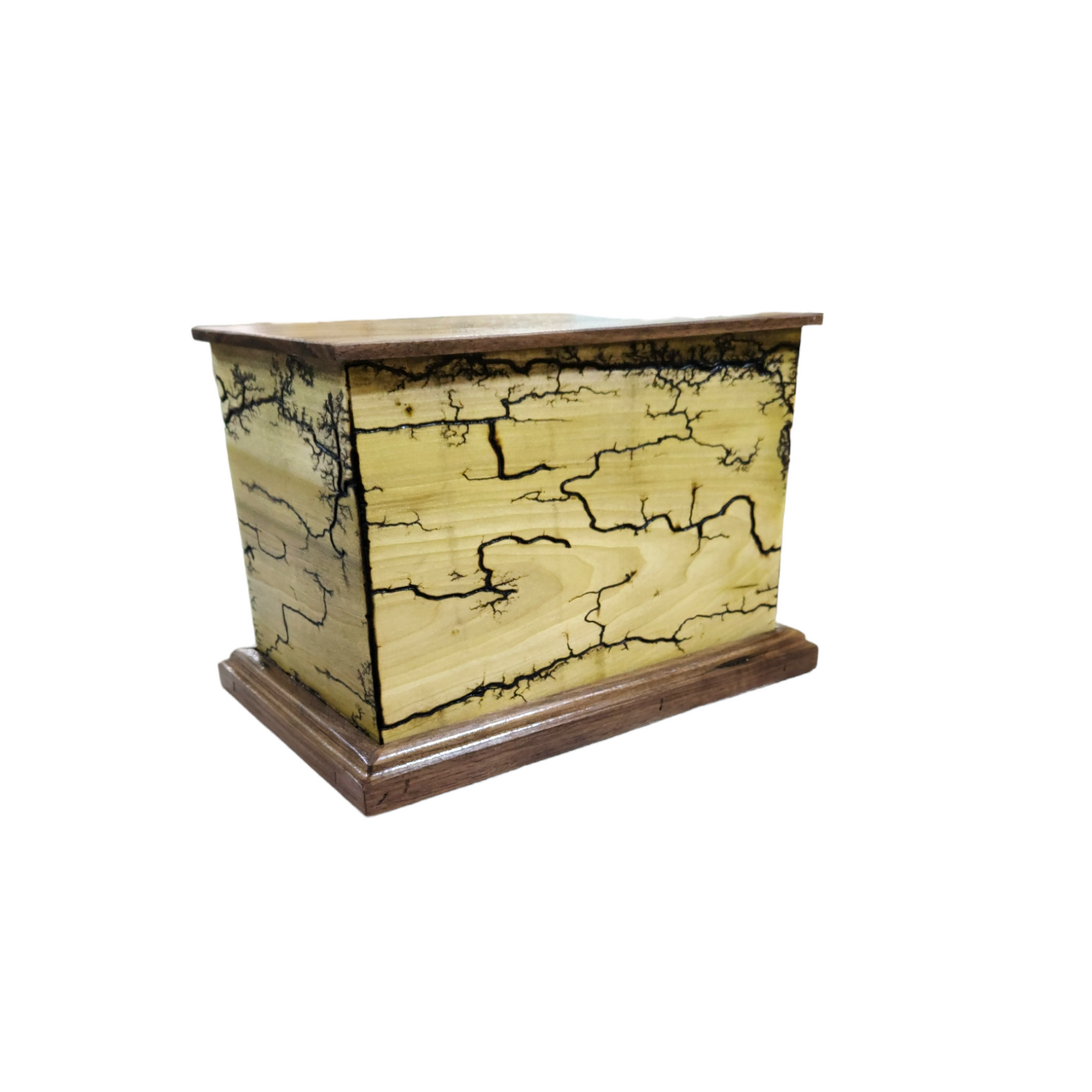 Ash Fractal Urn - Elegant Memorial Urn for Ashes, Handcrafted with Unique Fractal Design - Perfect for Home Memorials, Funeral Services & Keepsakes
