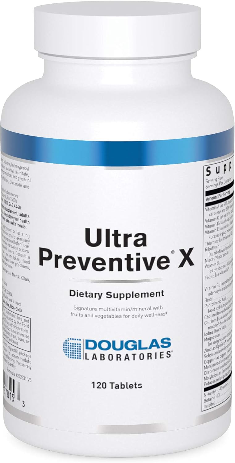 Douglas Labs Ultra Preventive X - Premium Multivitamin Supplement for Immune Support & Overall Wellness - Ideal for Daily Health Maintenance & Active Lifestyles