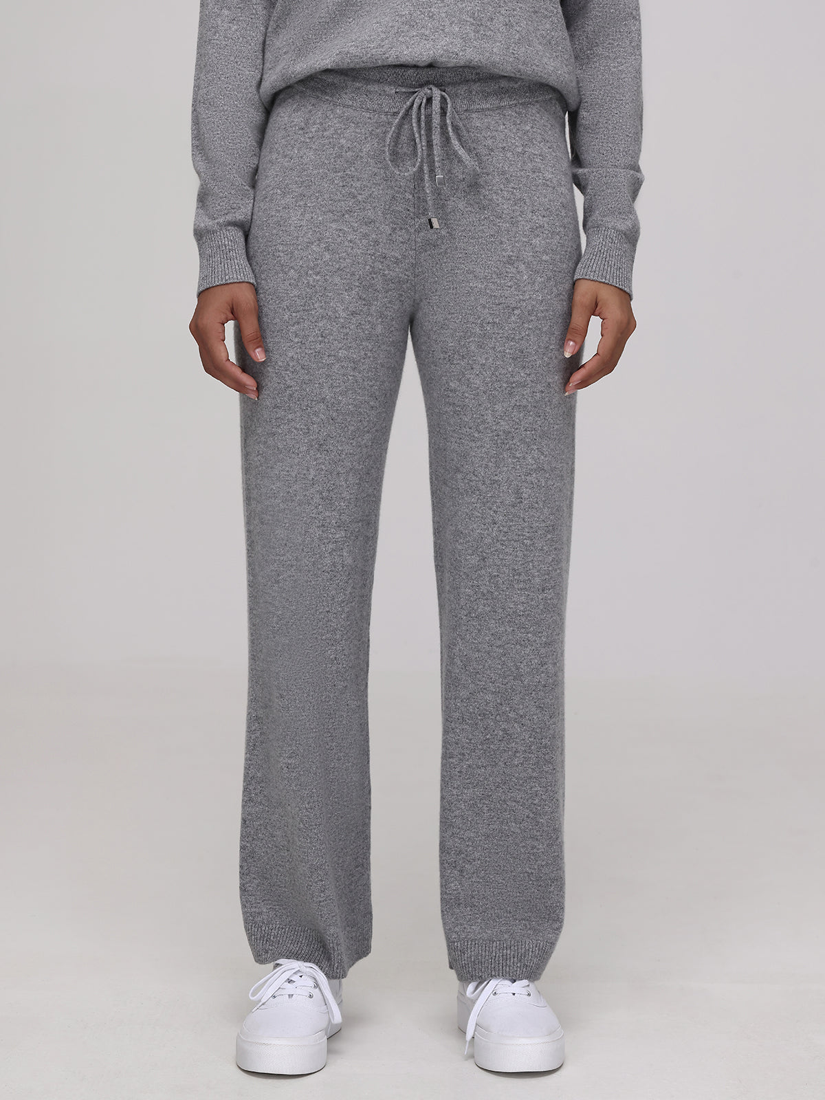 Willow Cashmere Straight Leg Pants for Women - Soft & Comfortable Winter Trousers - Office, Travel & Casual Wear