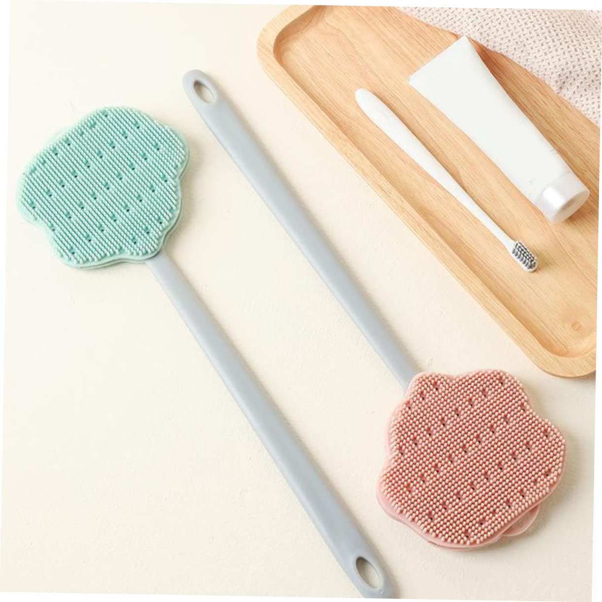 DOITOOL Long Handle Body Brush - Ergonomic Bath & Shower Exfoliator for Smooth Skin | Back Scrubber, Deep Cleansing, Spa & Home Use