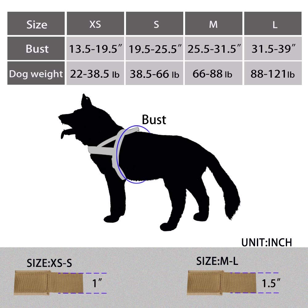 **XS Adjustable No-Pull Dog Harness for Small Puppies - Soft Padded Nylon Collar for Comfort & Control - Perfect for Training, Walks & Outdoor Adventures**