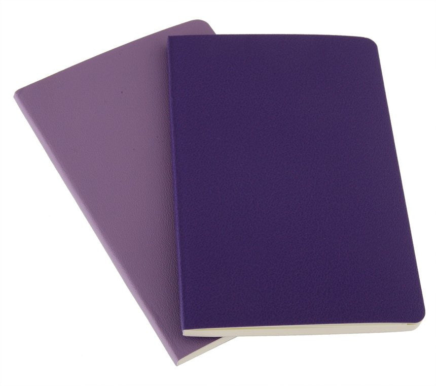 Moleskine Volant Plain Pocket Notebook Set of 2 - Premium Writing Journal for Travel, Work & Daily Notes - Perfect for Students, Professionals & Artists