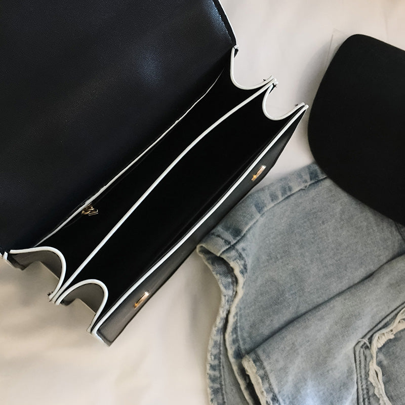 Luxury Designer Handbags for Women - Diamond Lock PU Leather Shoulder Bags - Elegant Ladies Fashion Accessories for Work, Party & Evening Events