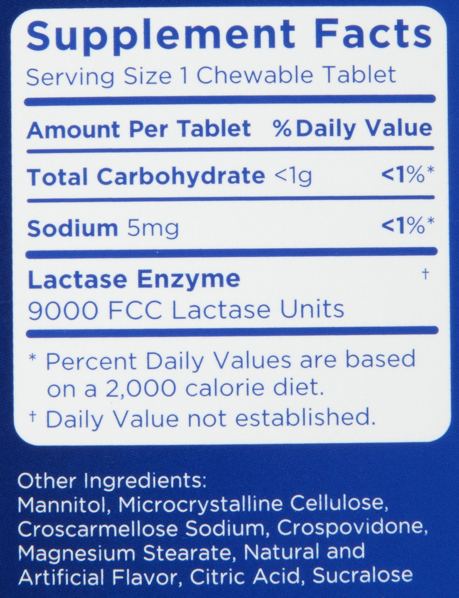 Lactaid Fast Act Chewable Tablets for Lactose Intolerance Relief - Vanilla Flavor, 60 Count (Pack of 24) - Digestive Aid for Dairy Products, Ice Cream & Cheese Lovers