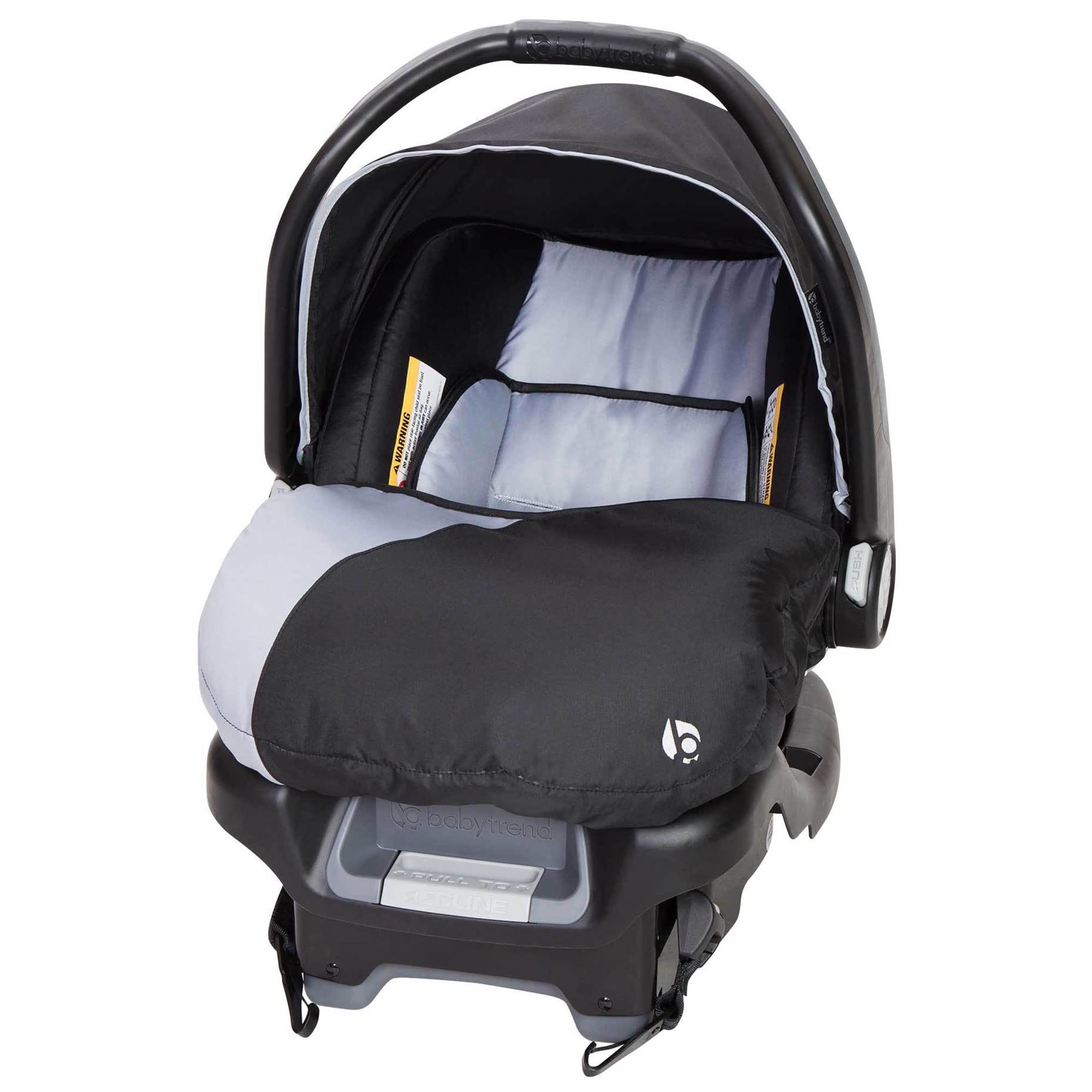 Baby Trend Double Stroller & Car Seat Combo for Infants & Toddlers - 2-Piece Travel System in Stormy | Perfect for Twins, Siblings & Daycare Outings