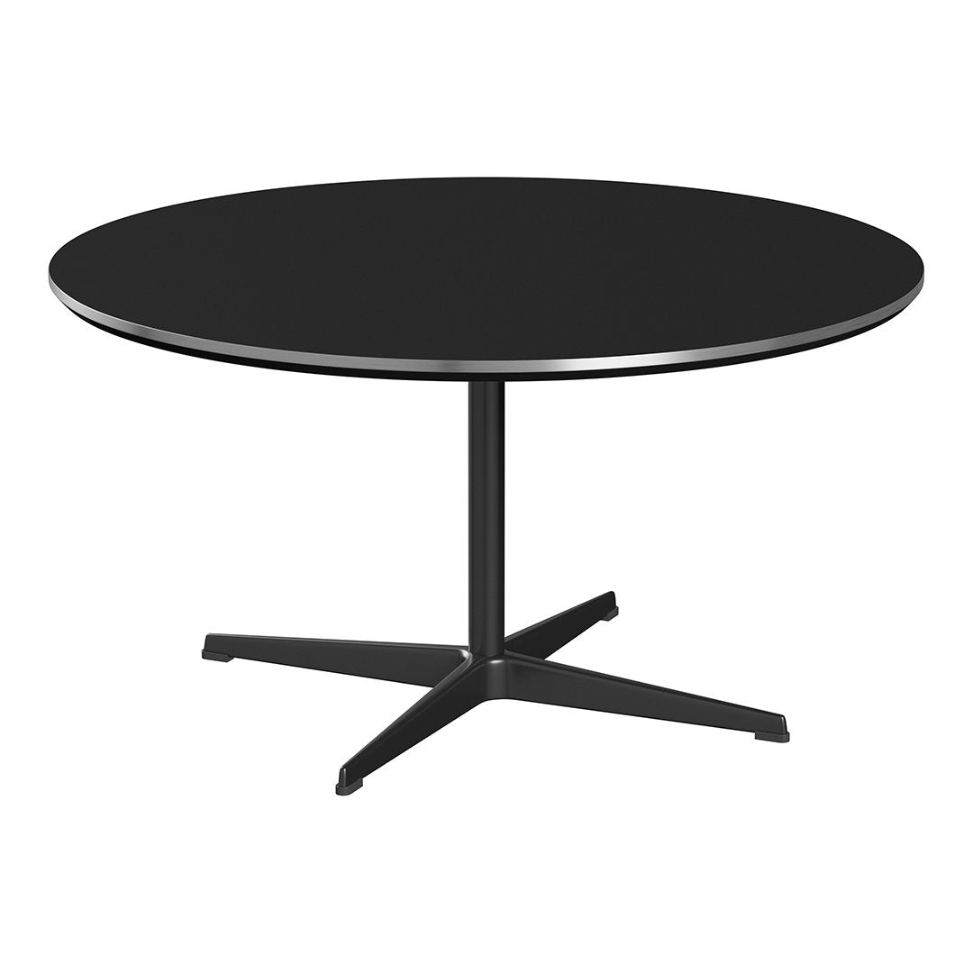 Modern Round Coffee Table - 36 Inch Glass Top Living Room Center Table for Small Spaces - Perfect for Apartments, Lounges & Cozy Home Decor