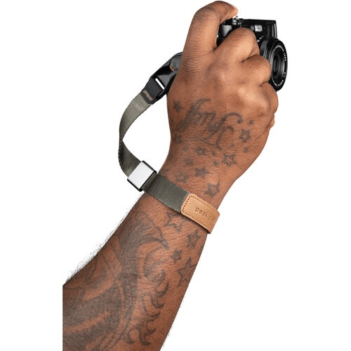 Peak Design Cuff Camera Wrist Strap - Sage Green | Secure & Comfortable Wrist Strap for DSLR & Mirrorless Cameras | Perfect for Travel, Hiking & Outdoor Photography