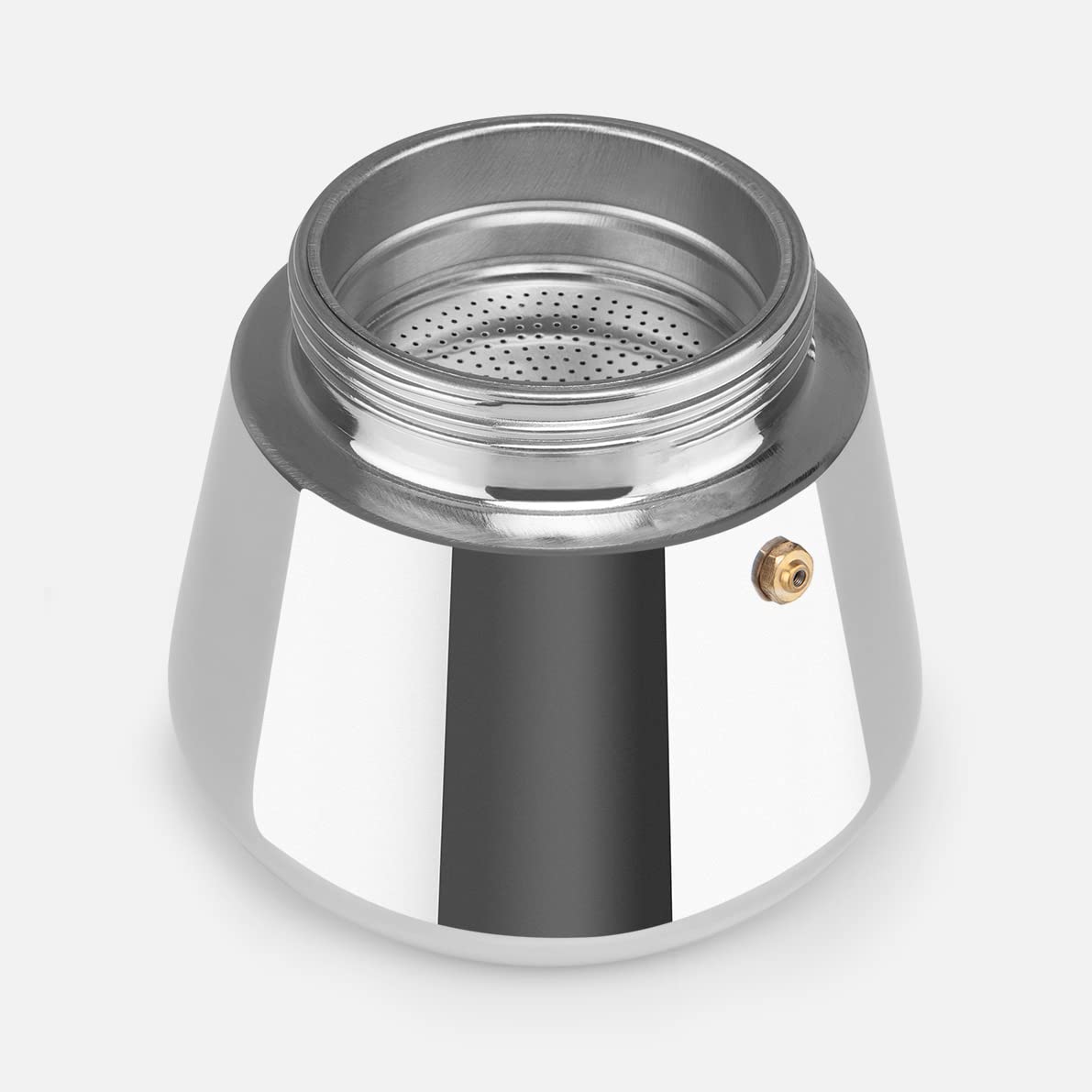 Orbegozo KFI 1260 Italian Coffee Maker - 12 Cup Stainless Steel Stovetop Espresso Machine with Safety Valve & Handle - Perfect for Home, Office & Camping Brewing