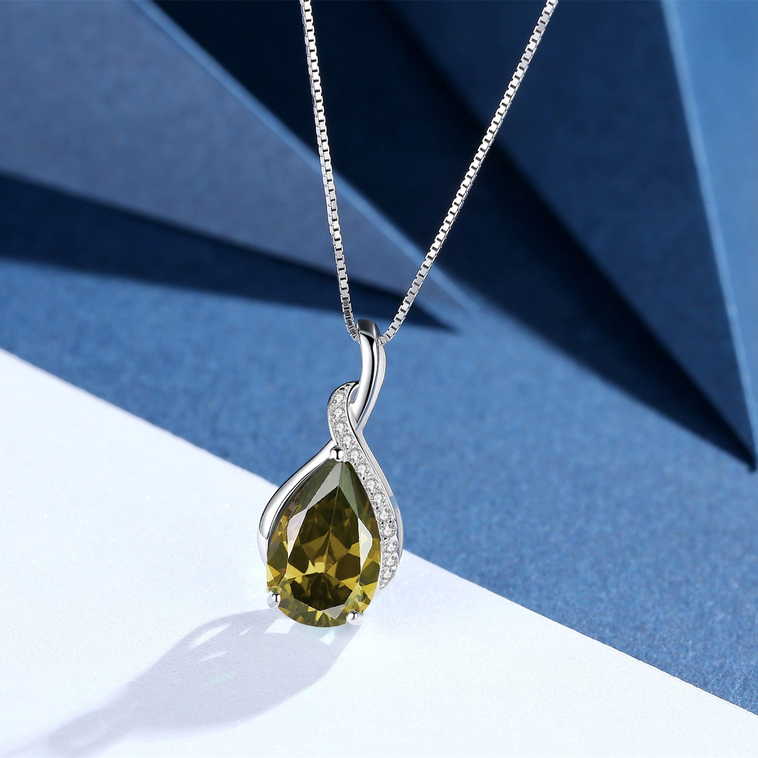 925 Sterling Silver Birthstone Pendant Necklace for Women | Personalized Zodiac Jewelry Gift | Perfect for Birthdays, Anniversaries & Special Occasions