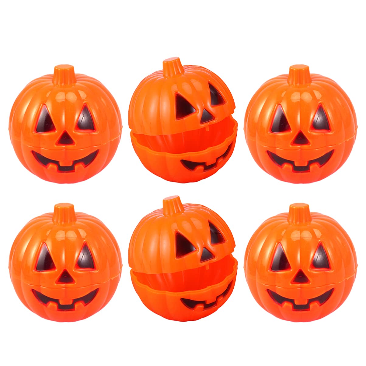 ABOOFAN Halloween Pumpkin Storage Box - Trick or Treat Candy Bucket, Mini Pumpkin Container for Halloween Goodies & Party Favors - Perfect for Halloween Decorations, Trick-or-Treating, and Holiday Party Supplies