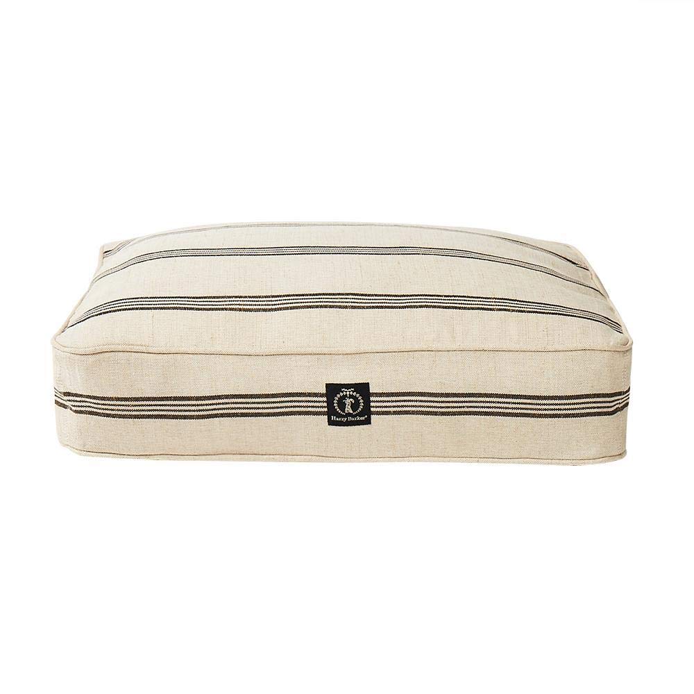 Small Black Grain Sack Dog Bed - Cozy & Durable Pet Bed for Small Dogs - Perfect for Crates, Living Rooms & Bedrooms