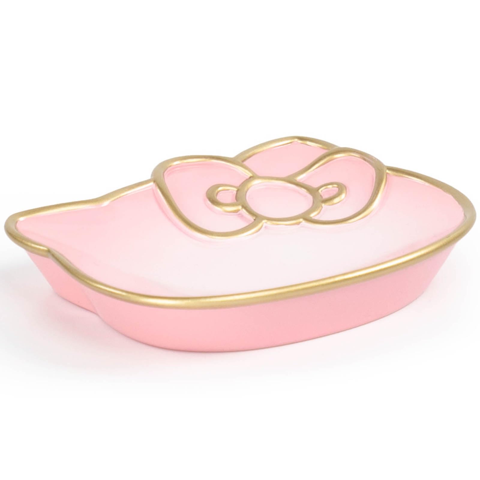 Hello Kitty Soap Dish - Pink Resin Bathroom Organizer for Jewelry & Sponges