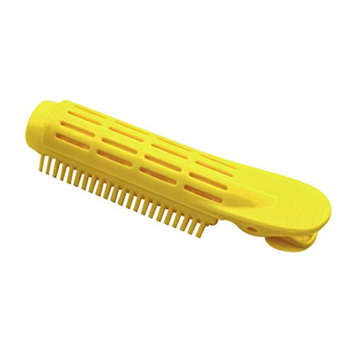 Yamart Volumizing Hair Root Clips - 6Pcs Self-Grip Hair Curler Clips for Naturally Curly & Fluffy Hair Styling - DIY Hair Rollers & Styling Tools (Yellow) - Perfect for Home Salon, Party Hairstyles & Daily Volume Boost