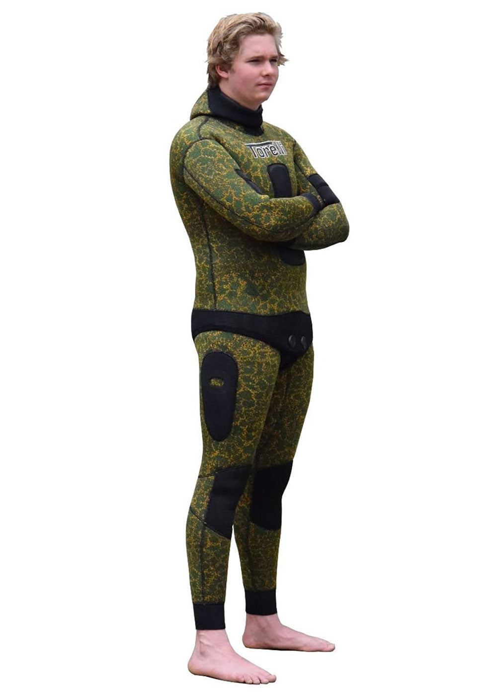 Torelli Goodoo 5mm Men's 2 Piece Open Cell Wetsuit for Scuba Diving, Surfing & Water Sports - Premium Neoprene Thermal Protection