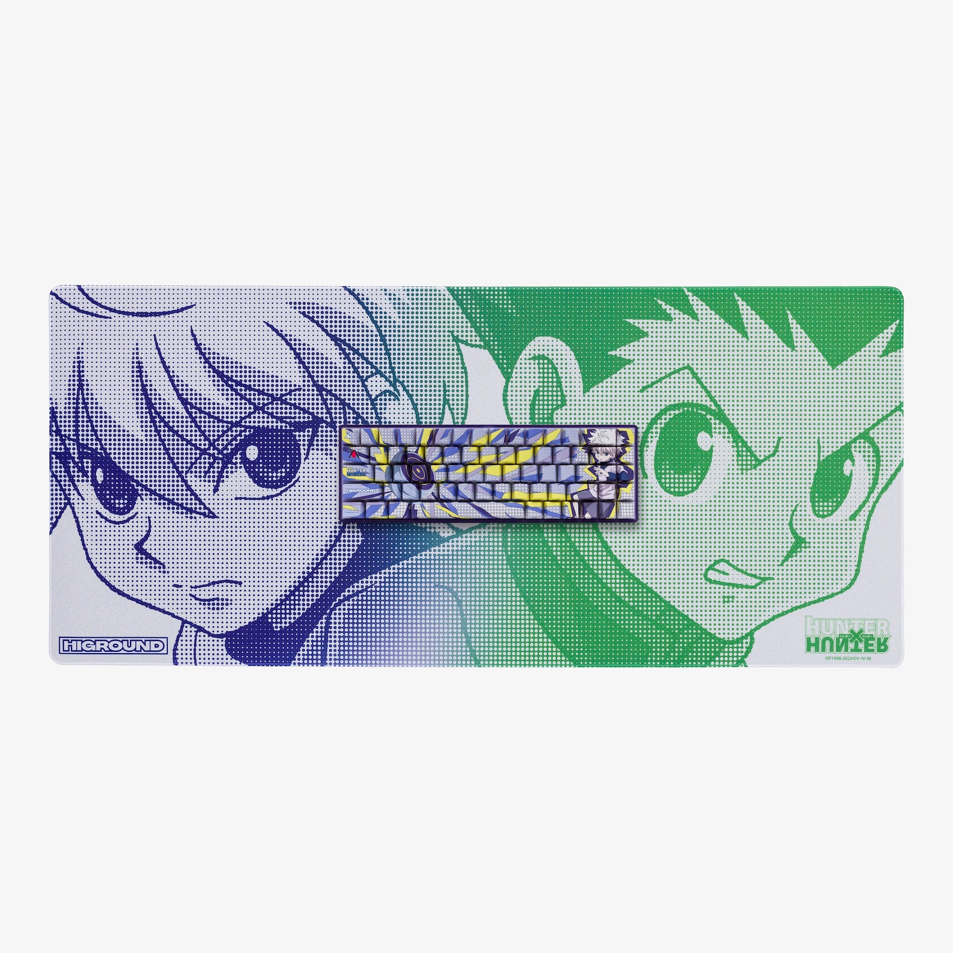 HxH x HG Large Gaming Mousepad with Gon & Killua Design - Perfect for Anime Fans, PC Gamers, and Office Use