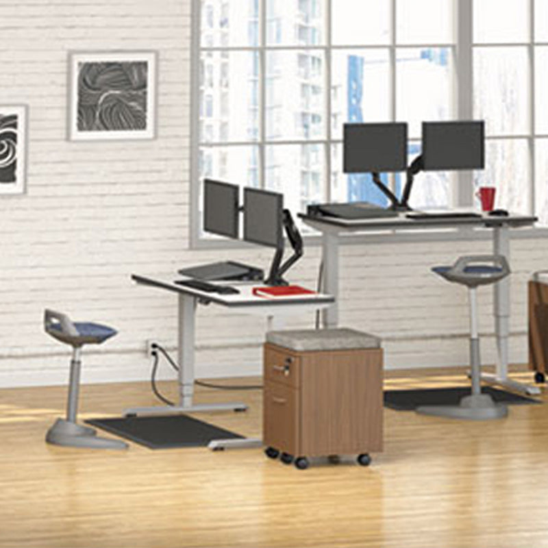 Adjustable Sit to Stand Perch Stool - Ergonomic Office Stool for Active Sitting & Standing - Perfect for Home Office, Workstation & Standing Desk Use