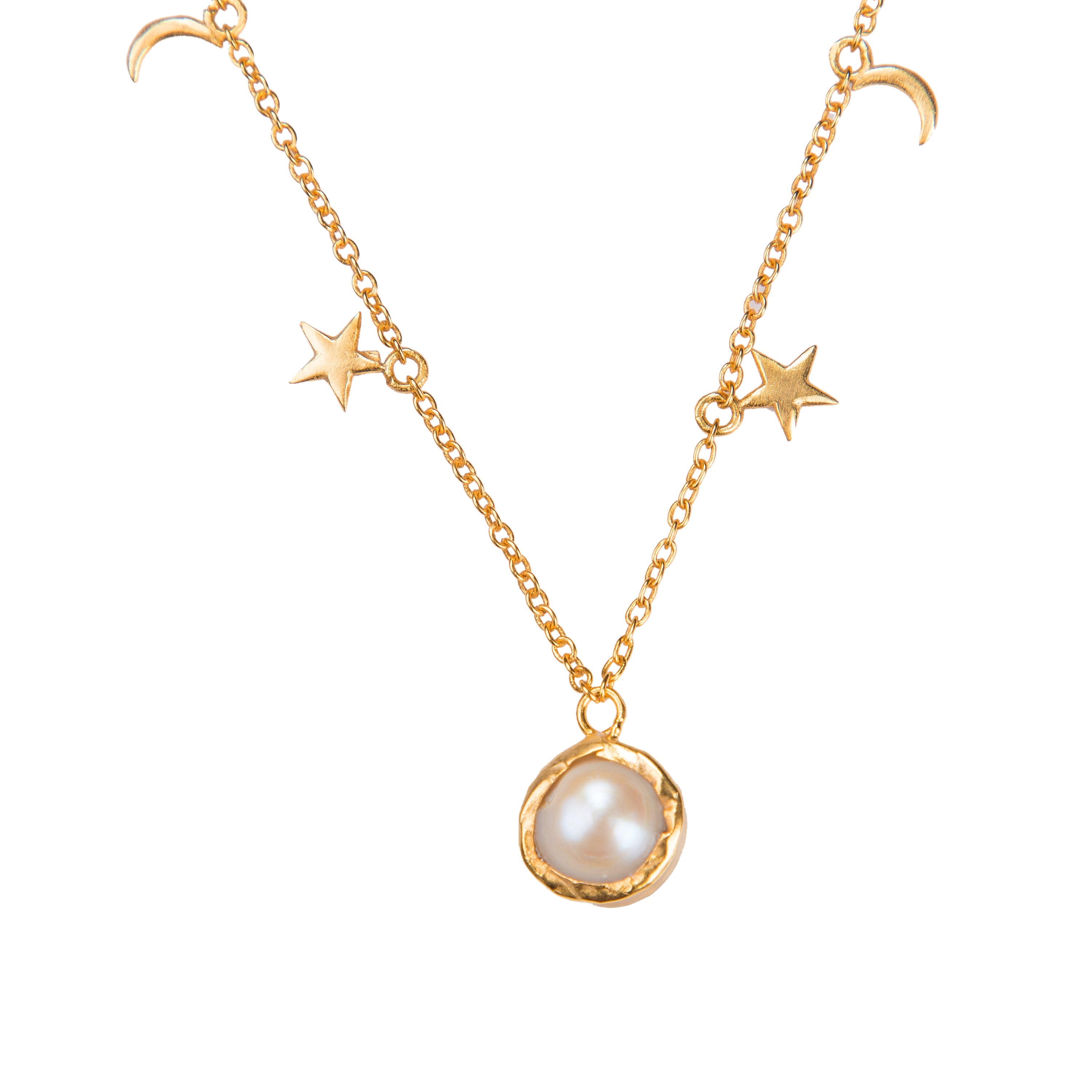 Make A Wish Baroque Pearl Necklace - Elegant Irregular Freshwater Pearl Jewelry for Women | Perfect for Weddings, Anniversaries & Special Occasions