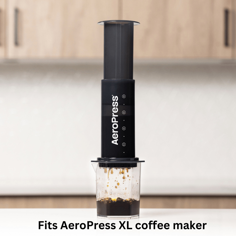 AeroPress XL Micro Filters - 100 Pack Premium Coffee Filters for Espresso & Cold Brew - Perfect for Travel, Camping & Home Brewing