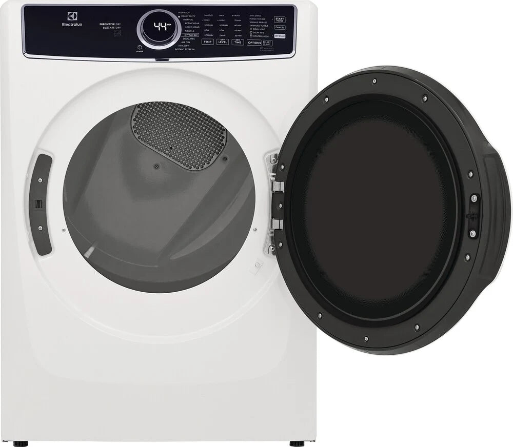 Electrolux 600 Series Gas Dryer - 7.4 cu. ft. Capacity, White (ELFG7637AW) | Fast Drying & Energy Efficient for Large Laundry Loads | Perfect for Homes & Apartments