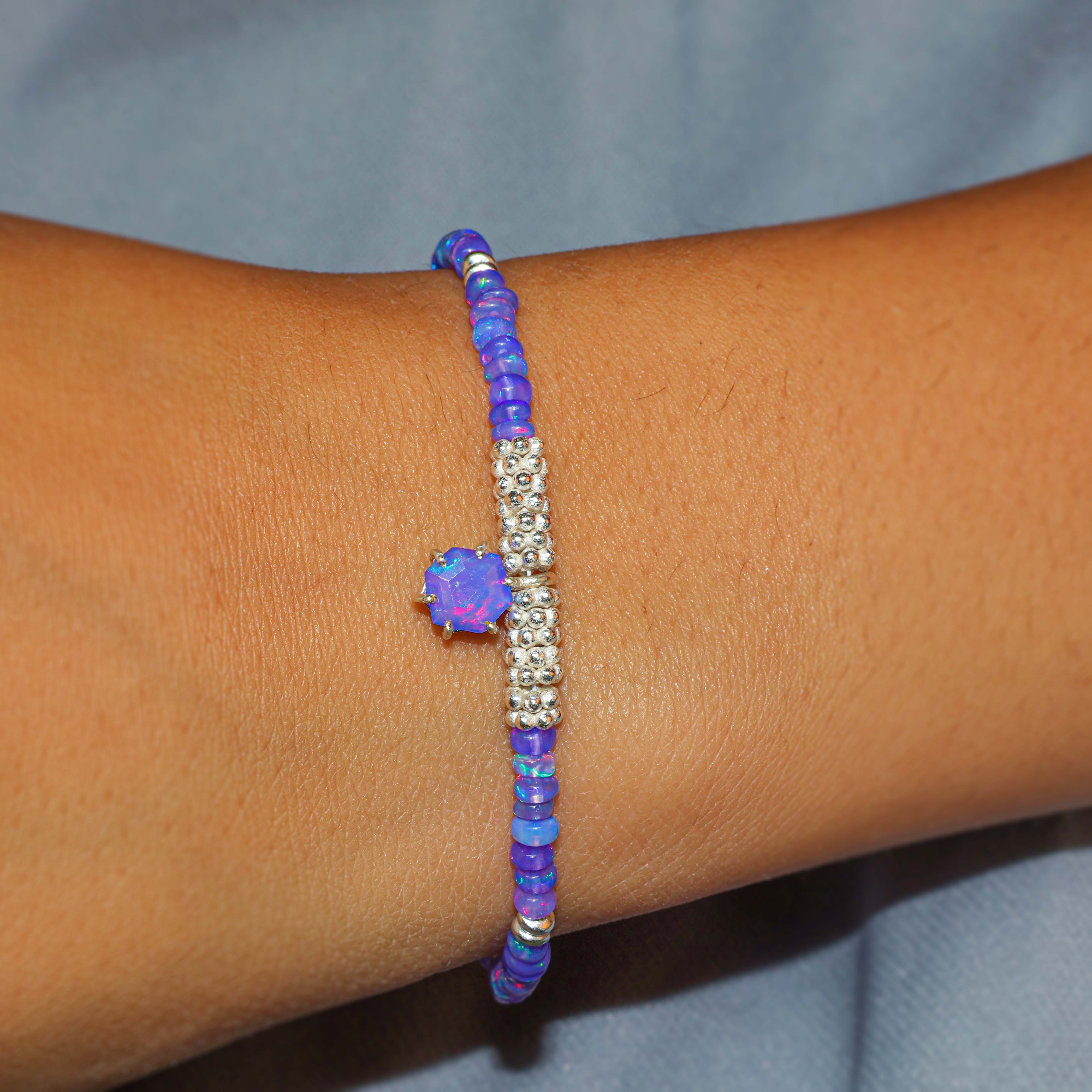 Everlasting Charm Lavender Opal Bracelet for Women - Elegant Dainty Jewelry Gift for Her, Birthday, Anniversary, Valentine's Day | Perfect for Everyday Wear & Special Occasions
