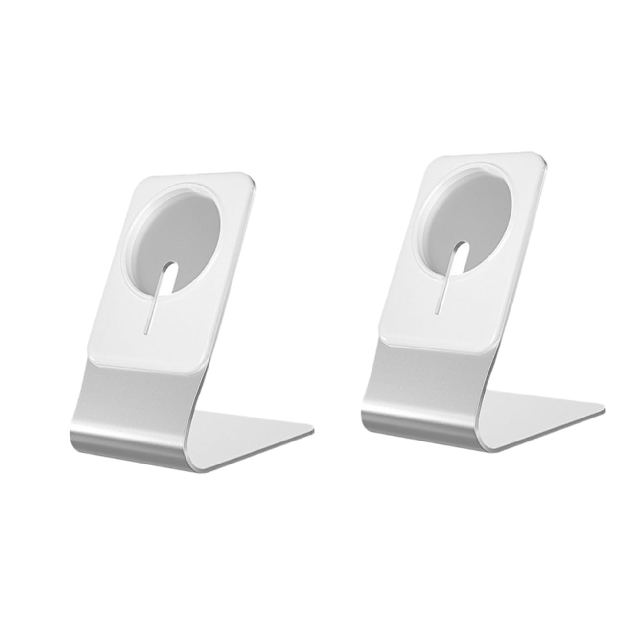 2 Pack Aluminum Alloy Phone Charging Stand - Universal Phone Holder for Desk, Nightstand & TV Watching | Perfect for Home, Office & Bedroom Use