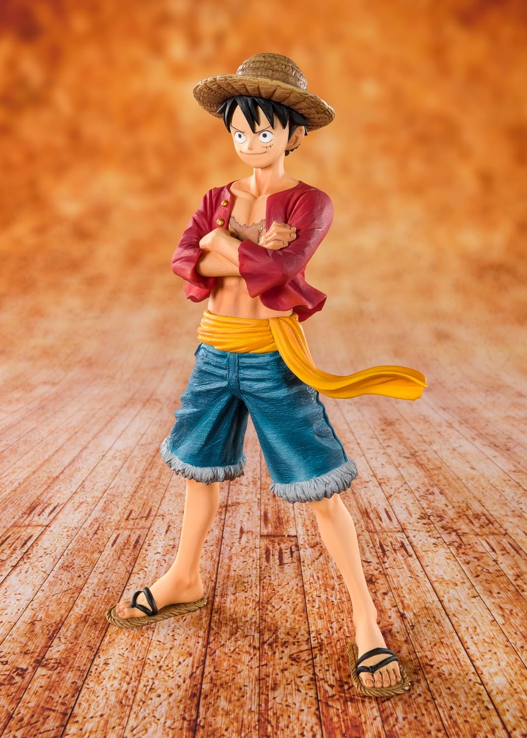 Figuarts Zero Straw Hat Luffy Anime Figure - One Piece Collectible Action Figure for Display & Gifts | Perfect for Anime Fans, Home Decor, and Office Desk Display
