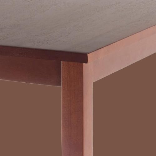 Ergode Compact Wood Dining Table - Walnut Finish, Solid Construction, Easy Assembly - Perfect for Small Spaces, Apartments, and Cozy Dining Areas