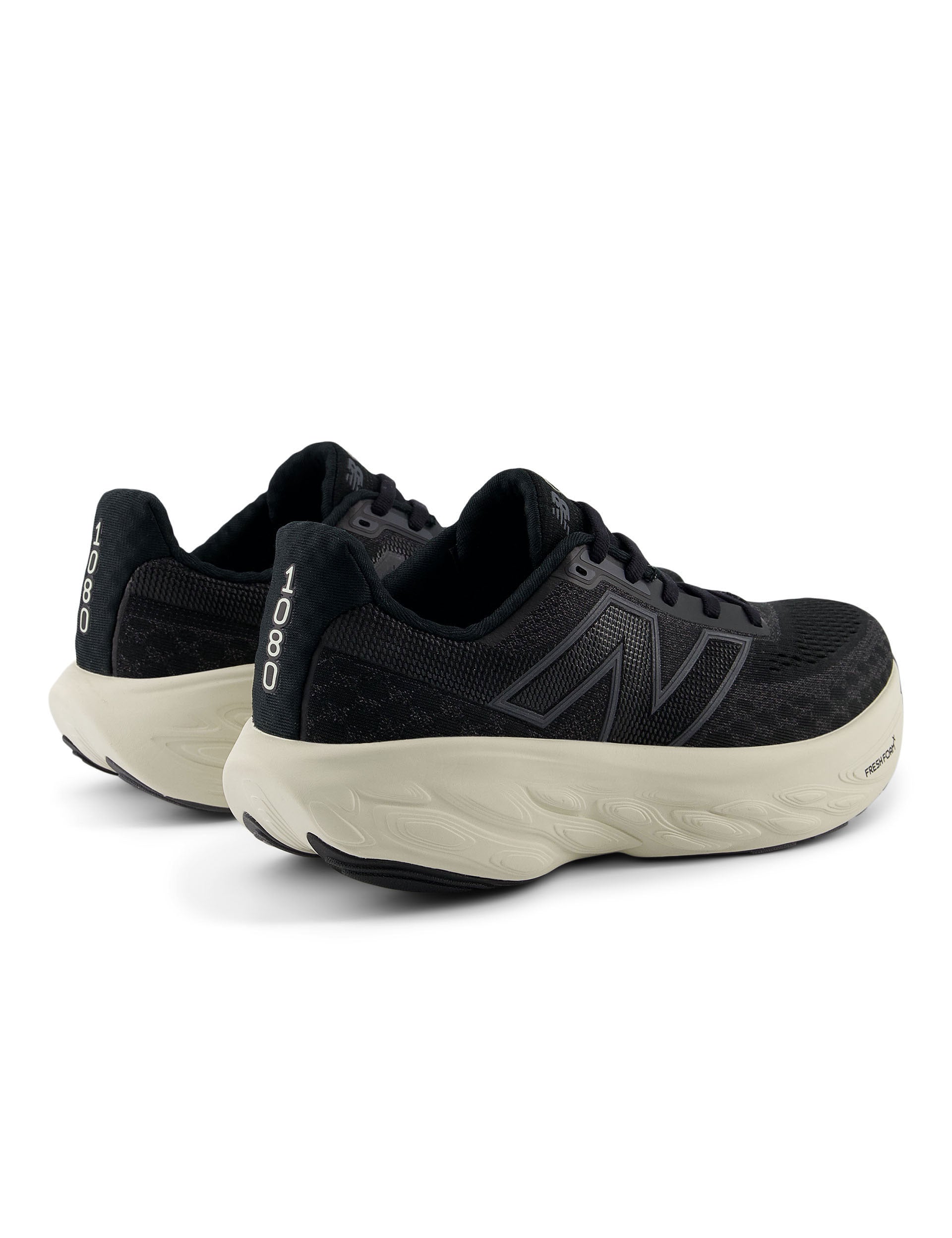 New Balance Fresh Foam X 1080 v14 Running Shoes - Black | Cushioned Comfort for Long Distance Running & Daily Training