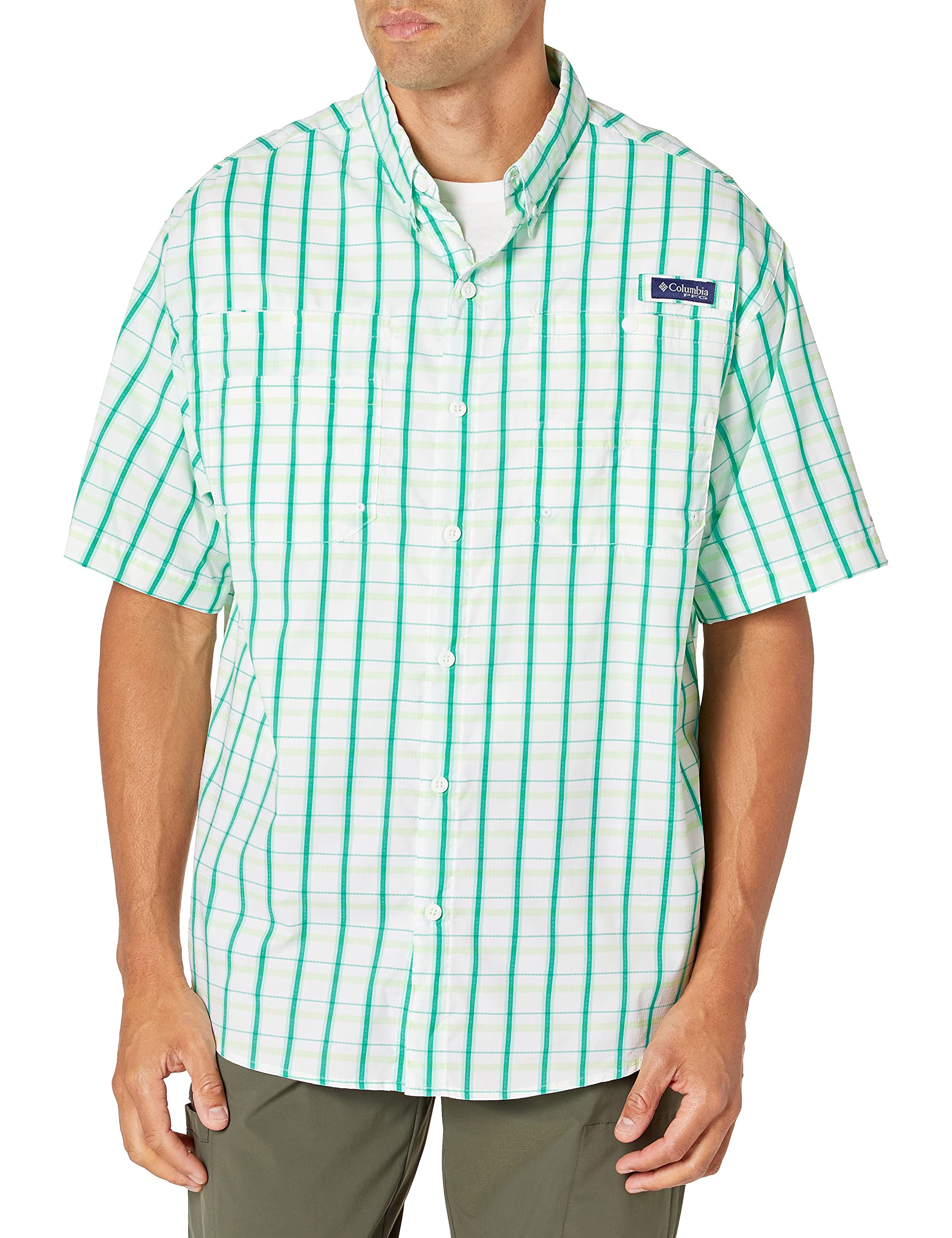Columbia Men's Super Tamiami Short Sleeve Shirt - Lightweight, Quick-Dry Fishing & Outdoor Shirt for Hiking, Camping, and Summer Adventures