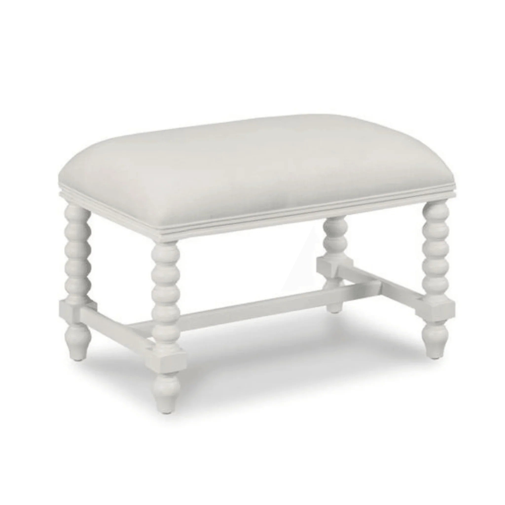 Claremont Upholstered Bench - Stylish Storage Ottoman with Tufted Cushion for Bedroom, Living Room & Entryway - Perfect for Extra Seating & Home Decor