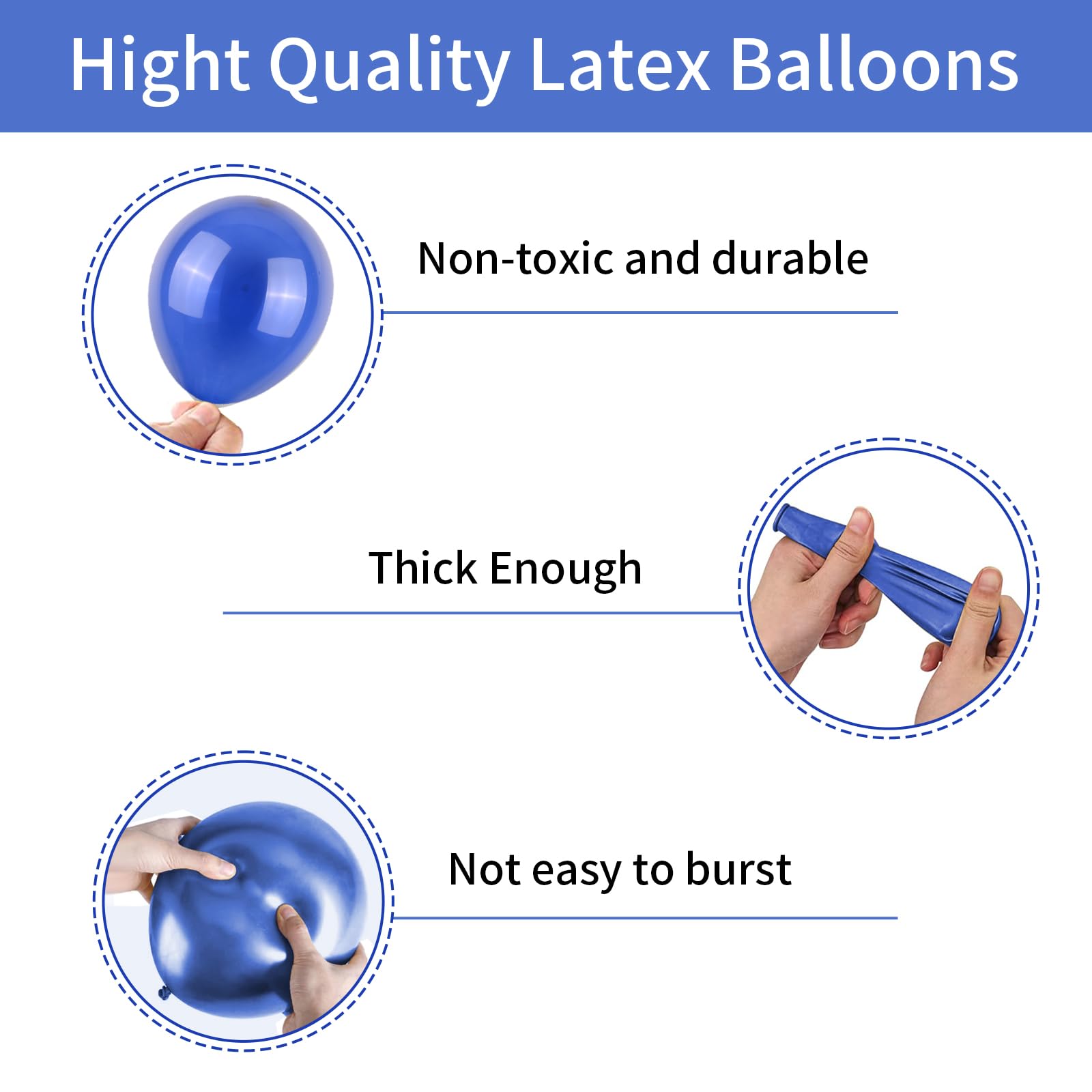 55pcs Galaxy Blue Metallic Black Purple Silver Latex Balloons - Outer Space Themed Party Decor for Kids, Boys, Astronaut Birthday, Baby Shower & Space-Themed Events