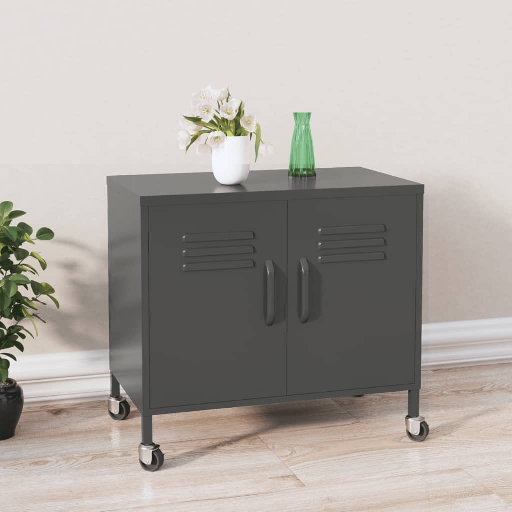 Heavy-Duty Metal Storage Cabinet - 23.6