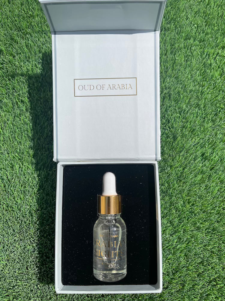 Premium Arabian Nights Oud Perfume Oil (15ml) - Exotic Middle Eastern Fragrance for Men & Women - Perfect for Evening Wear, Special Occasions & Luxury Gift Giving