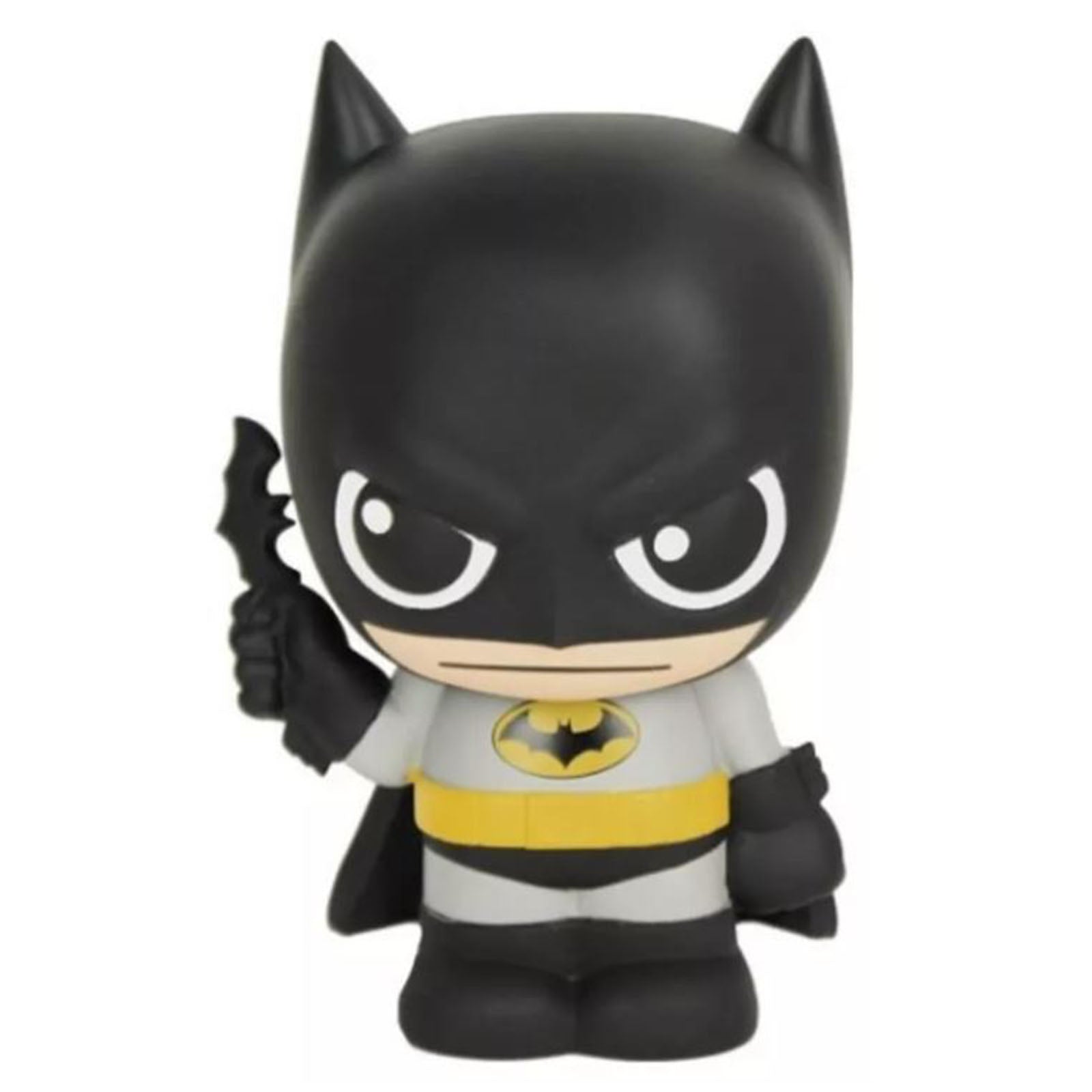 DC Batman 8 Inch PVC Bust Bank - Collectible Superhero Money Box for Batman Fans - Perfect for Home Decor, Office Display, and Gift Giving