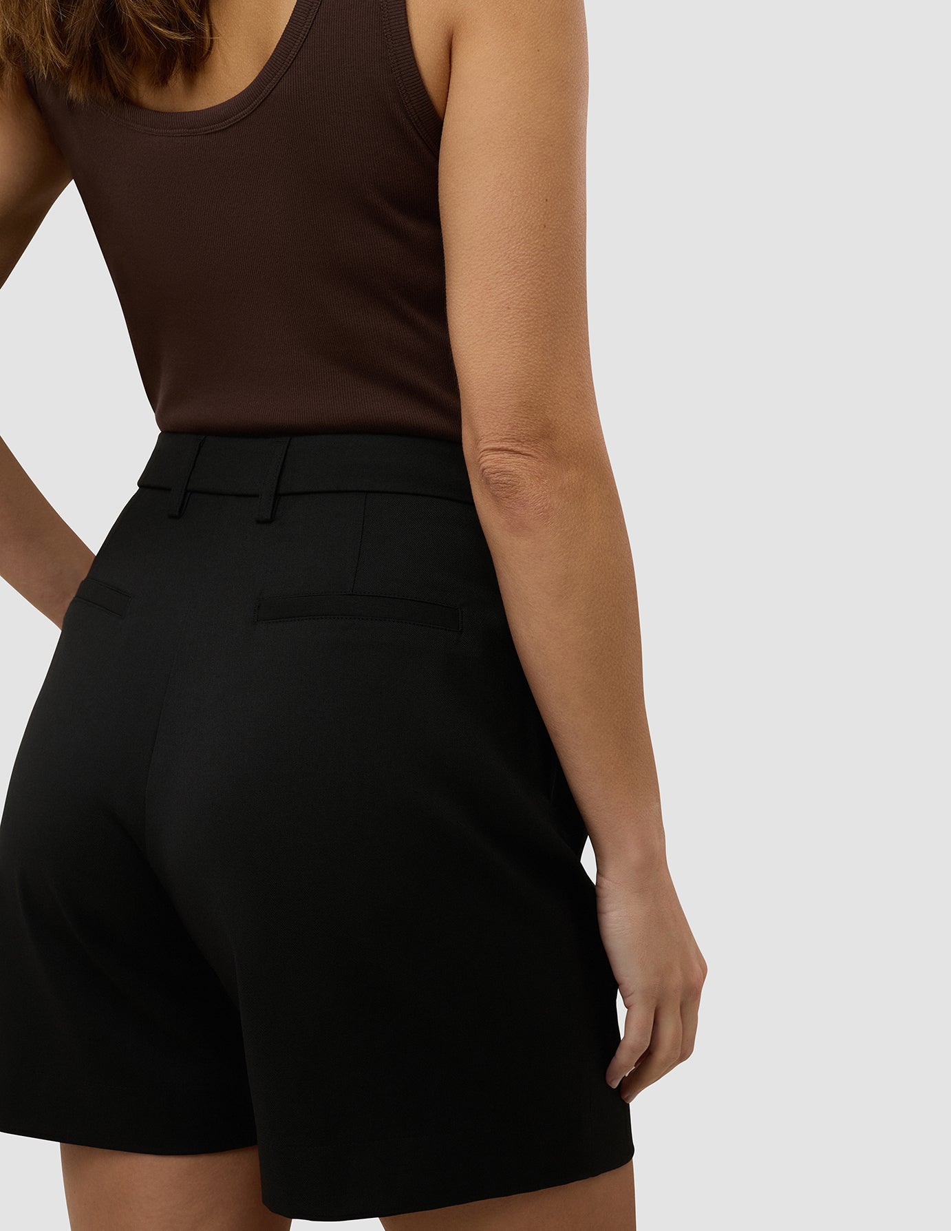 Women's High Waist Skye Shorts - Black Soft Stretchy Workout Running Yoga Shorts for Women - Perfect for Gym, Lounge & Summer Activities