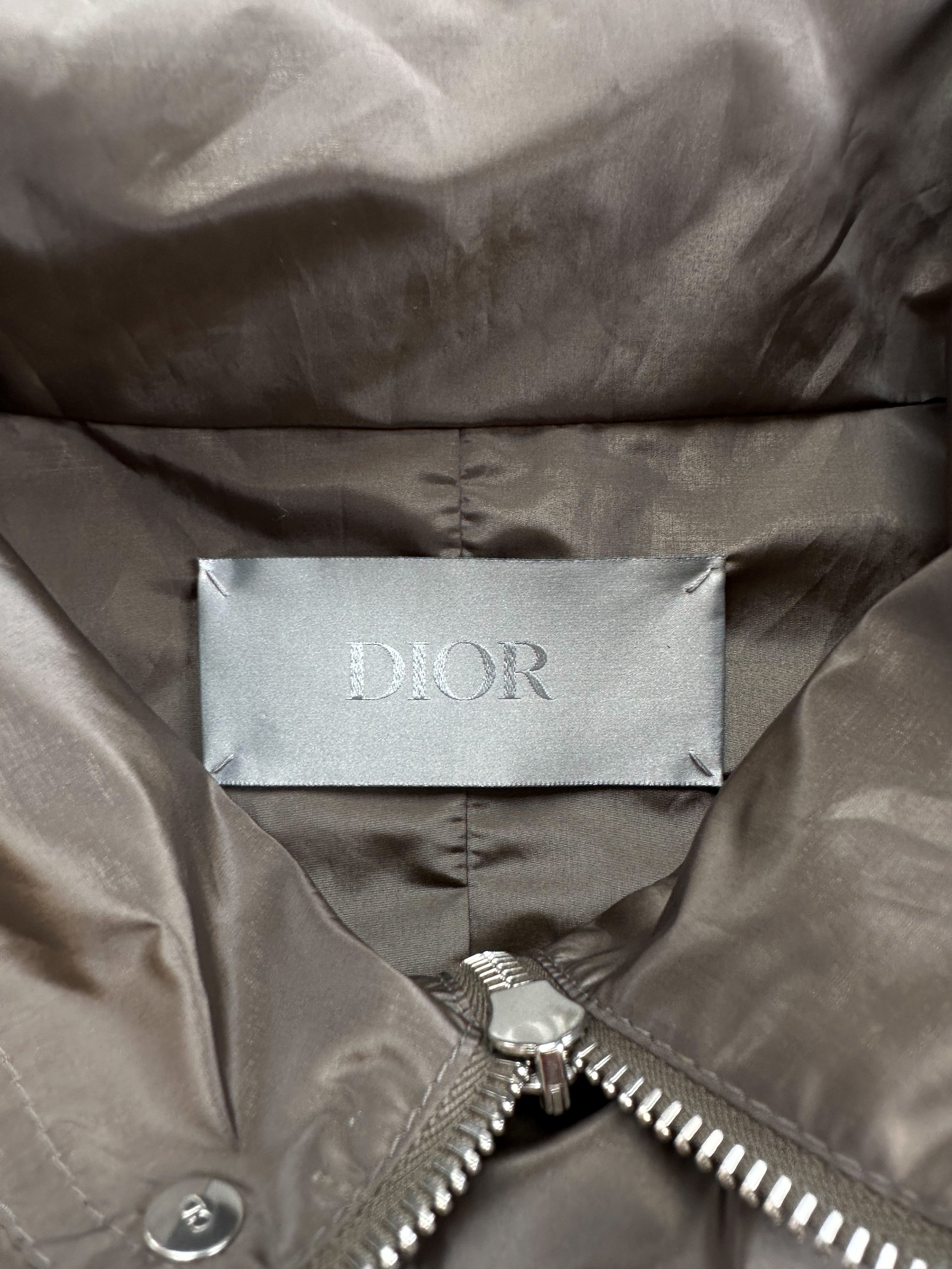 Dior Dark Olive Oblique Anorak Jacket - Waterproof Windbreaker for Men & Women | Perfect for Outdoor Hiking, Travel & Fashion Streetwear