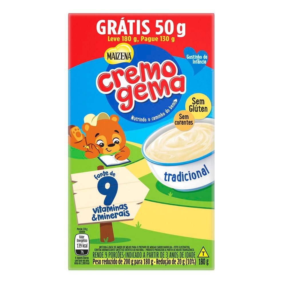 MAIZENA Cremogema Corn Starch 180g - Perfect for Baking, Thickening Sauces, and Gluten-Free Recipes