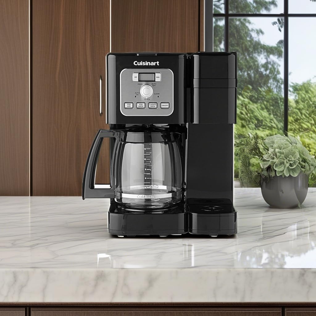 **Cuisinart SS-12FR 12-Cup Programmable Coffee Maker - Black (Renewed) | Drip Coffee Machine for Home & Office | Perfect for Mornings, Entertaining & Daily Brewing**