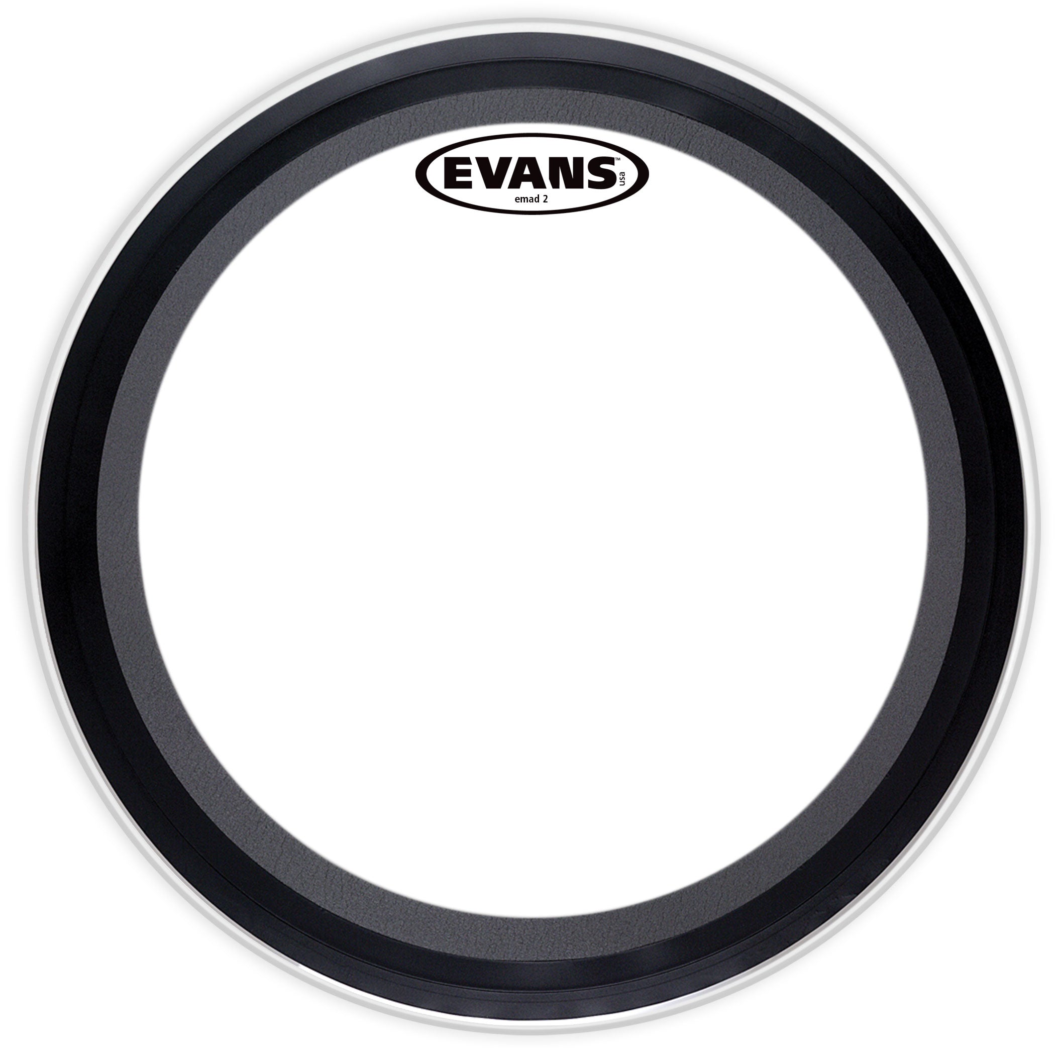Evans 2-Ply Clear Bass Drum Batter Head - 18 Inch Drum Head for Enhanced Durability & Tone | Perfect for Live Performances, Studio Recording & Drum Kits