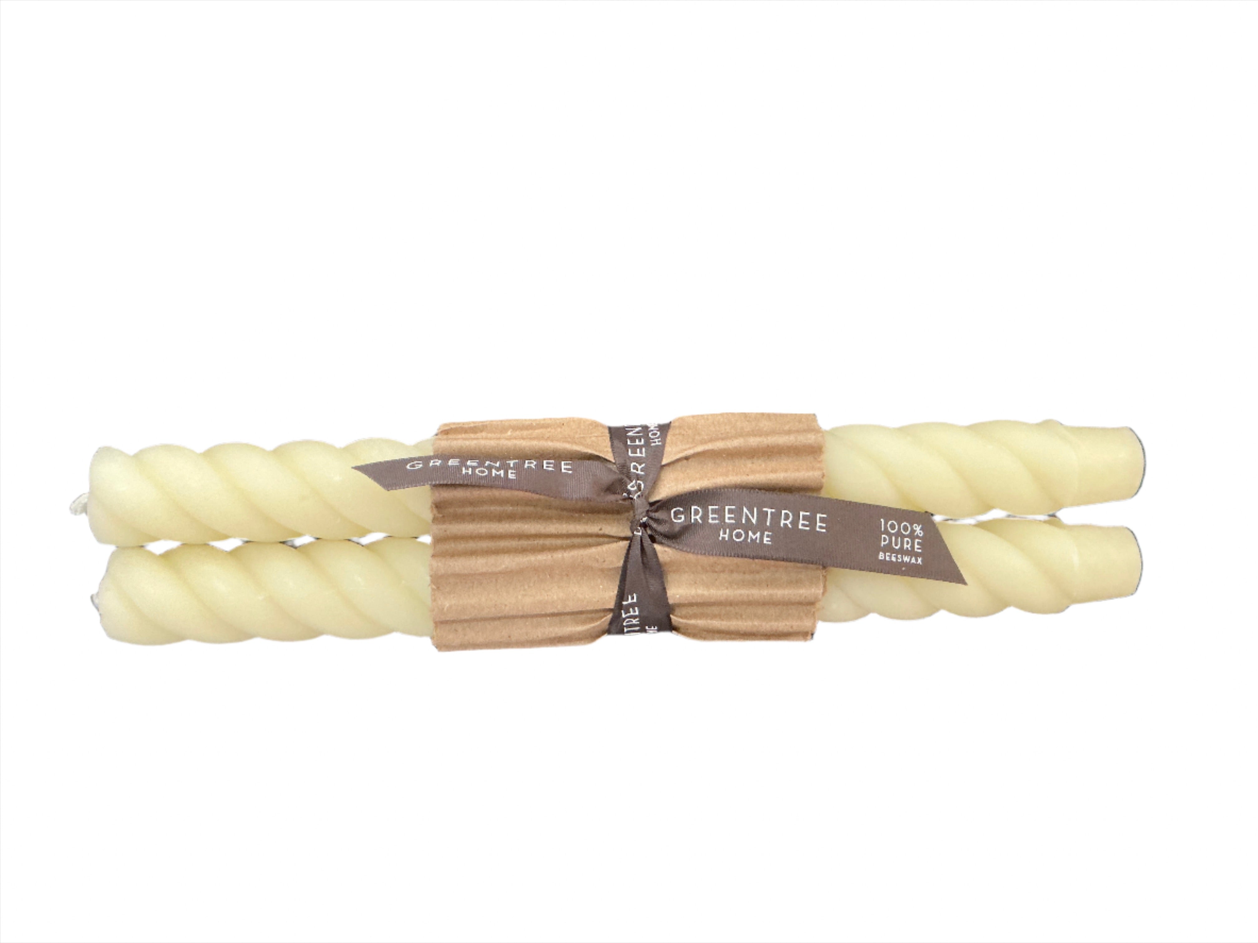 Greentree 10-Pack Natural Rope Taper Candles for Wedding, Dining & Home Decor – Eco-Friendly Dripless Candles for Romantic Ambiance